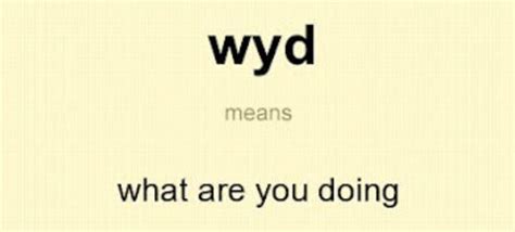 wyttd meaning in text|wyd urban dictionary.